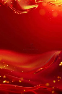 简约红色纹理背景金色颗粒光效科技线条国庆党建年会活动背景