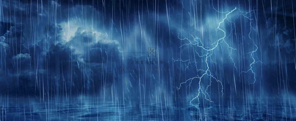 暴雨预警暴雪预警通知公告背景