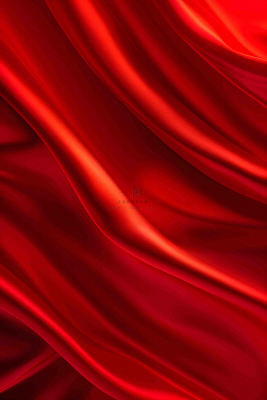 深红色丝绸纹理背景