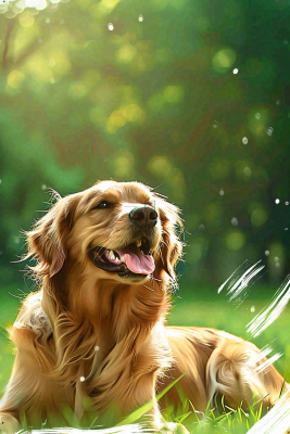 文明养狗宠物遛狗小区物业背景