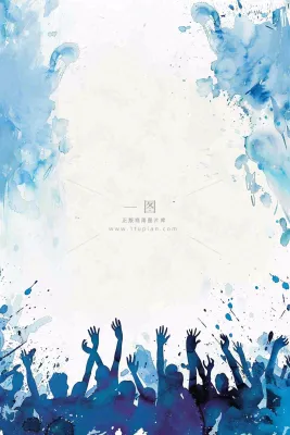 学生毕业季考试青春插画背景