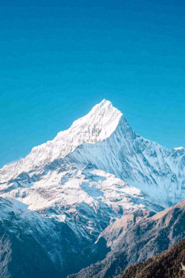 高原高山雪山风光风景摄影图
