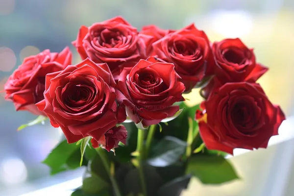 玫瑰花鲜花花朵摄影图
