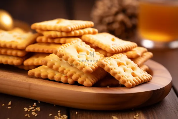 苏打饼饼干烘焙摄影图