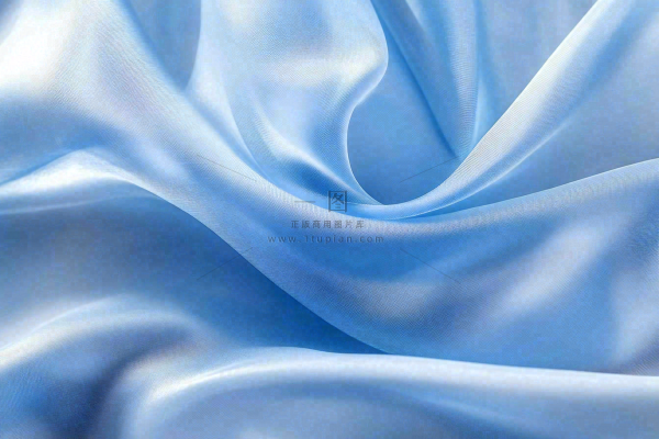 蓝色丝绸纹理背景