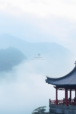 国风建筑意境背景 国风建筑意境背景