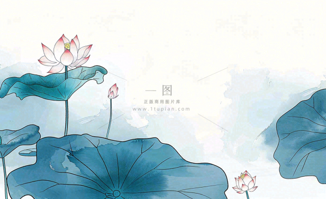 秋天插画风景处暑背景 秋天插画风景处暑背景