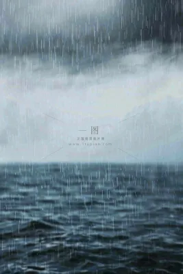 暴雨天气预警摄影图