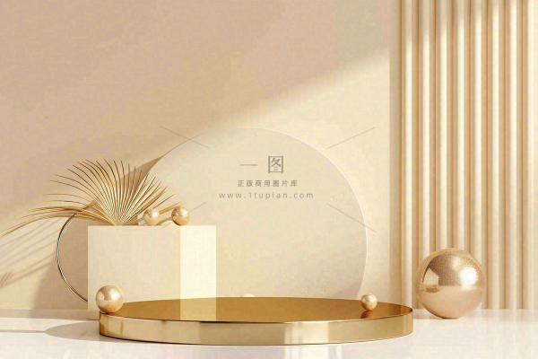 美妆护肤3d展台清新背景 美妆护肤3d展台清新背景