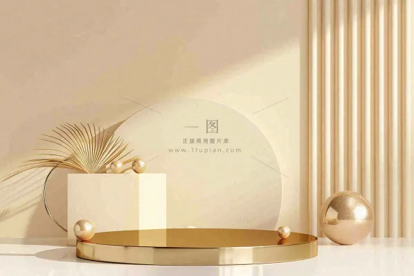 美妆护肤3d展台清新背景 美妆护肤3d展台清新背景