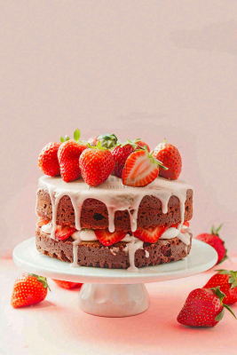 面包蛋糕甜点美食摄影图