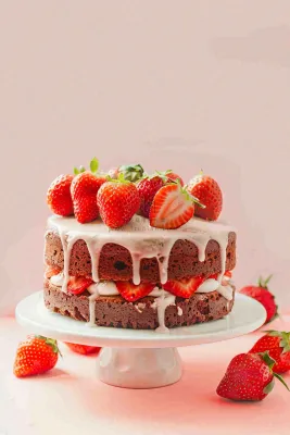 面包蛋糕甜点美食摄影图