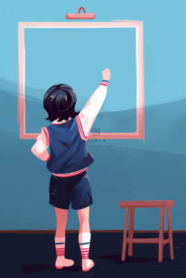 课室学习黑板儿童粉笔写字背景 课室学习黑板儿童粉笔写字背景