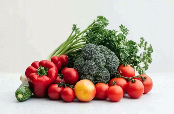 生鲜蔬菜蔬果绿色健康摄影图 