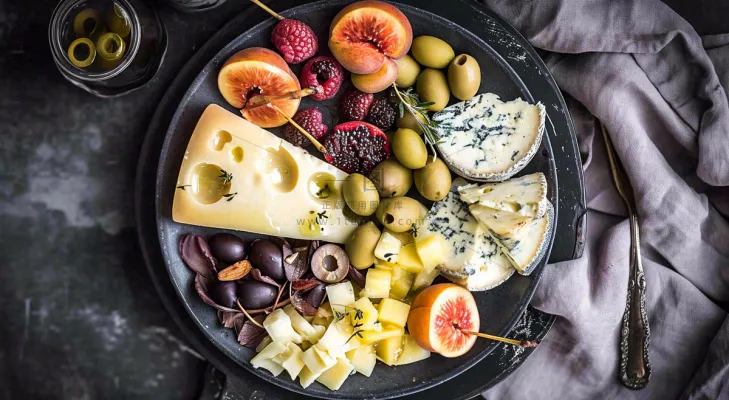 沙拉西餐美食水果鸡蛋牛肉餐具摄影