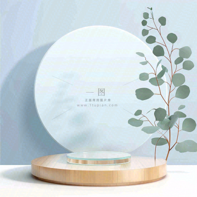 美妆护肤3d展台清新背景 美妆护肤3d展台清新背景