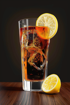 冰柠乐汽水饮料摄影图