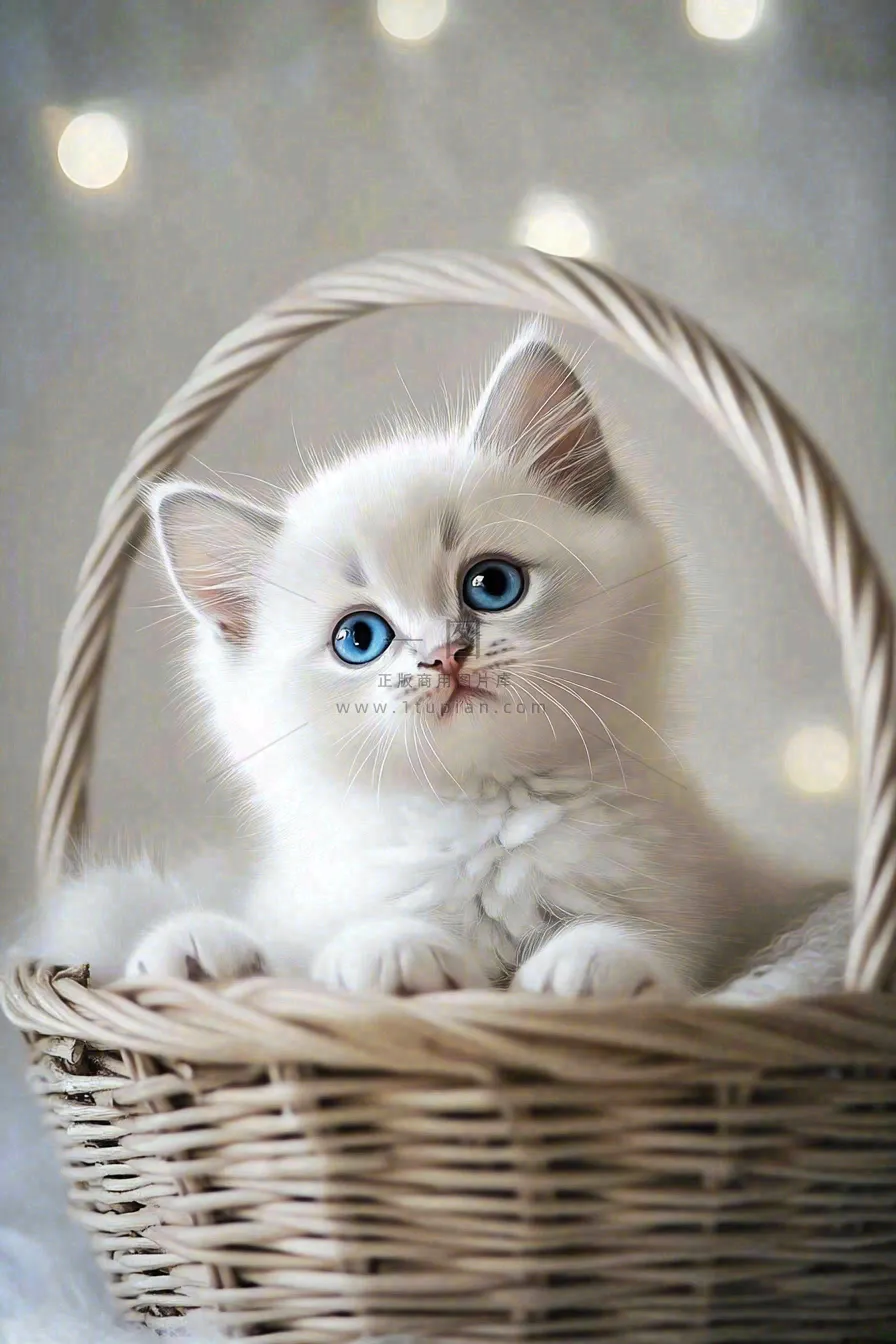 萌宠宠物猫咪动物可爱摄影图