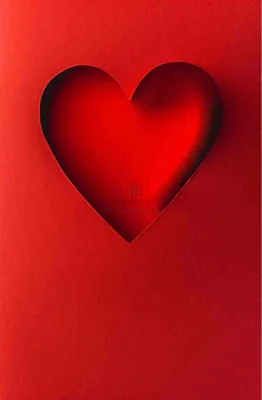 红色立体爱心镂空插画母亲节七夕背景 红色立体爱心镂空插画母亲节七夕背景