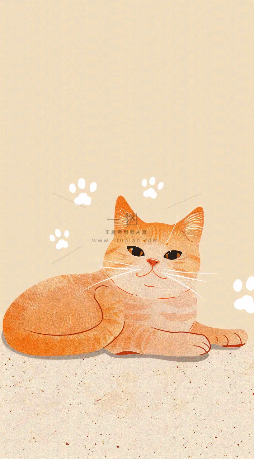 宠物生活馆猫狗卡通插画背景