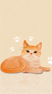 宠物生活馆猫狗卡通插画背景