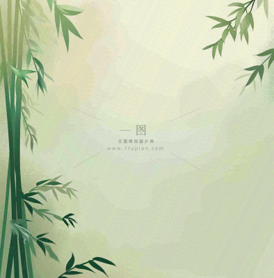 春天中国风的场景