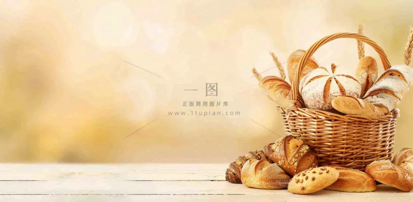 面包蛋糕甜点美食摄影图