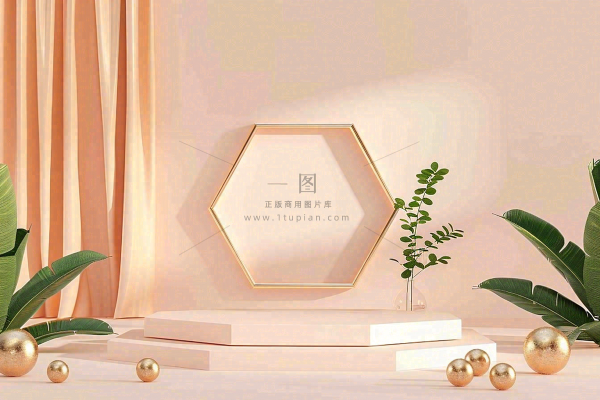 电商促销简约立体几何海报背景电商C4D展台背景 电商促销简约立体几何海报背景电商C4D展台背景