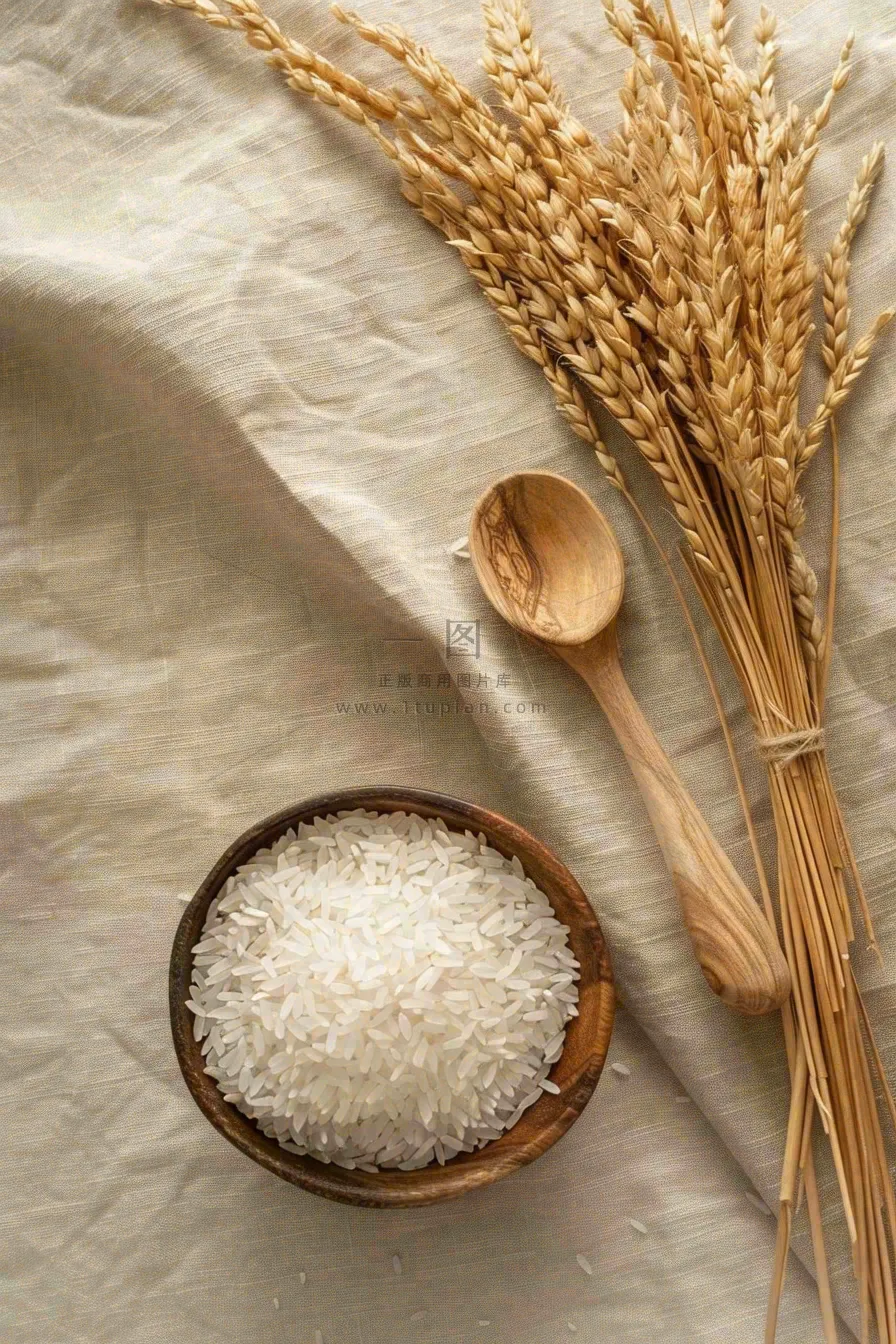 世界粮食日谷物米饭稻谷小麦摄影图