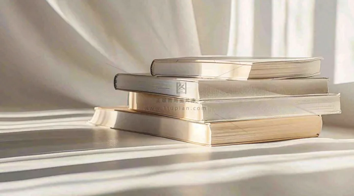 文静花瓶装饰书本阅读知识世界读书日摄影图