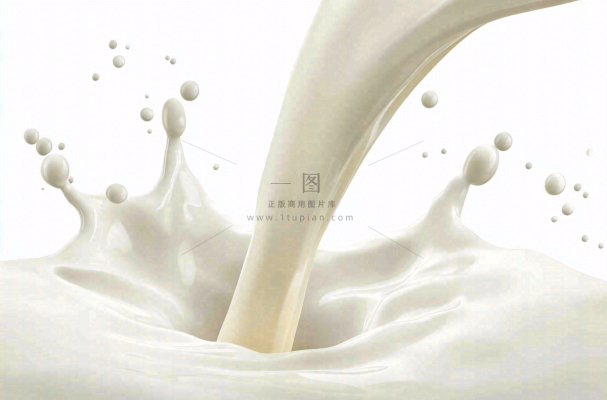 白色的牛奶飞溅摄影图