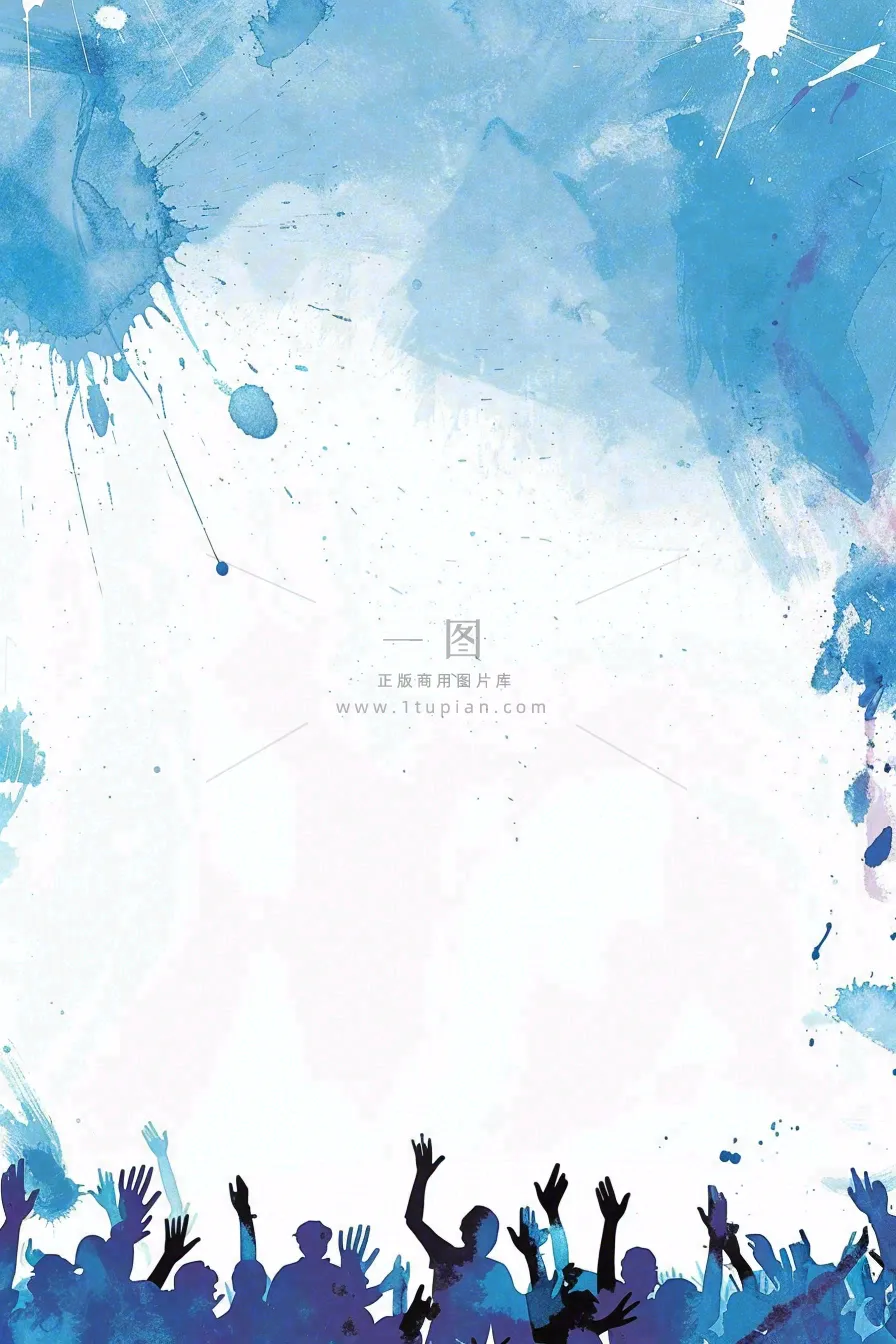 学生毕业季考试青春插画背景