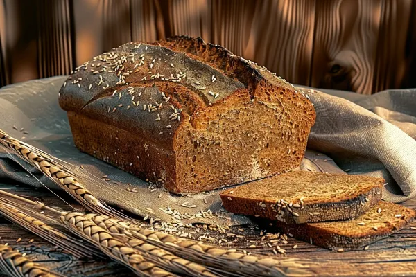 全麦面包吐司手工甜点美食摄影图