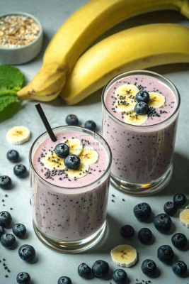 水果酸奶下午茶饮品摄影图