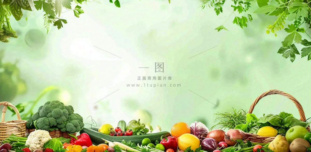 农林蔬果生鲜店水果店蔬菜店背景
