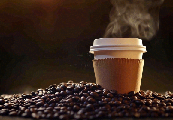 咖啡拿铁下午茶饮品摄影图