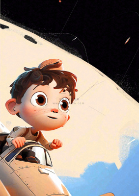 卡通飞行男孩少年可爱儿童节日,玩耍乐趣玩具 卡通飞行男孩少年可爱儿童节日,玩耍乐趣玩具