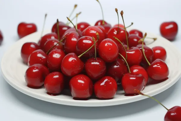 新鲜樱桃车厘子水果摄影图