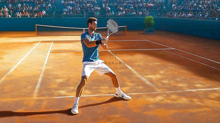 网球运动摄影图