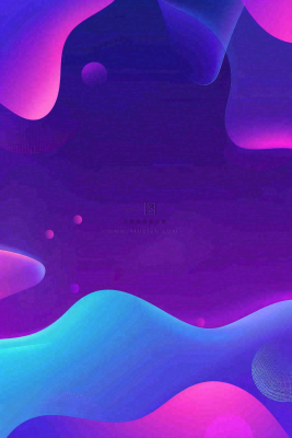 紫色渐变几何形体愚人节背景