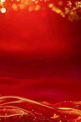 简约红色纹理背景金色颗粒光效科技线条国庆党建年会活动背景