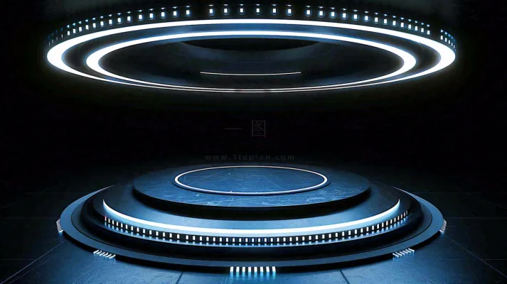 数码科技线光几何背景 数码科技线光几何背景