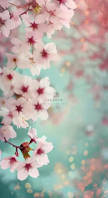 绚丽浪漫粉白色樱花花朵,惊蛰立春摄影图 绚丽浪漫粉白色樱花花朵,惊蛰立春摄影图