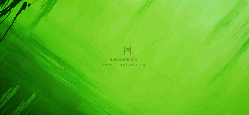 绿色简约绿植绿叶手绘插画笔墨意境 绿色简约绿植绿叶手绘插画笔墨意境