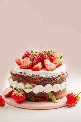 面包蛋糕甜点美食摄影图