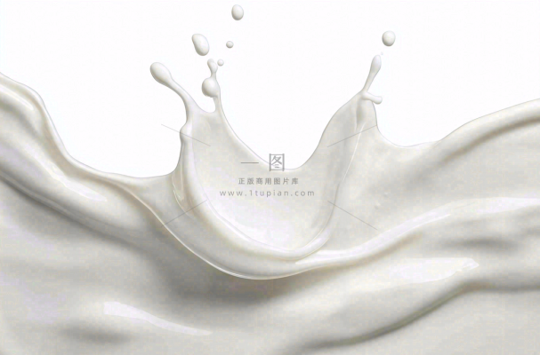 白色的牛奶飞溅摄影图