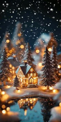 平安夜圣诞节背景