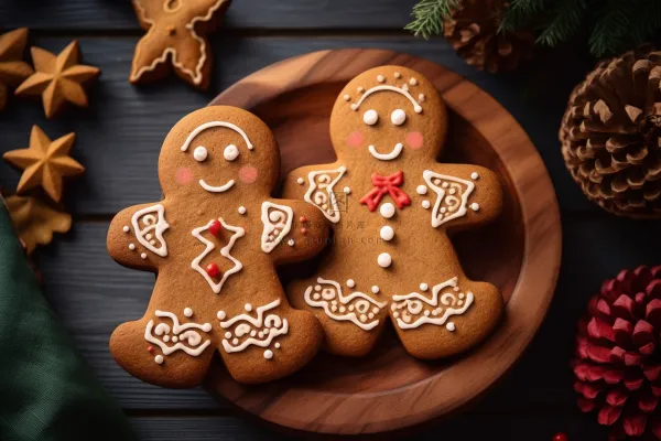 姜饼人饼干圣诞节日摄影图  姜饼人饼干圣诞节日摄影图