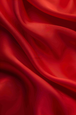深红色丝绸纹理背景