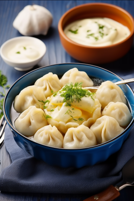 包子汤包小笼包早餐美食摄影图